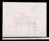 Lot #863 - THE VALLEY OF GWANGI (1969) - Ray Harryhausen Hand-drawn Gwangi Scale Comparison - 4