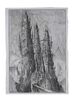 Lot #865 - VAN HELSING (2004) - Four Allan Cameron Hand-painted and Drawn Castle Concept Artworks - 2