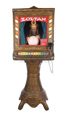 Lot #876 - VINTAGE ARCADE MACHINE - Zoltan Fortune Teller Machine