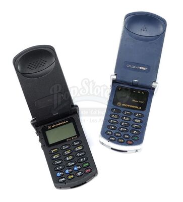 Lot #896 - THE WOLF OF WALL STREET (2013) - Jordan Belfort (Leonardo DiCaprio) and Donnie Azoff's (Jonah Hill) Stunt Flip Phones
