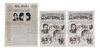 Lot #897 - THE WOLFMAN (2010) - Set of Three Wolfman Escape Newspapers