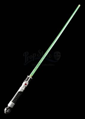 Lot #680 - STAR WARS: THE PHANTOM MENACE (1999) - Obi Wan Kenobi's (Ewan McGregor) Fighting Lightsaber with Blade