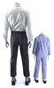 Lot # 14: THE HAUNTING OF HILL HOUSE - Luke Crain Crashing Nell's Wedding Costume with Young Luke Crain's Haunting in the Basement Costume - 4