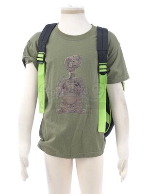 Lot # 52: THE HAUNTING OF HILL HOUSE - Young Luke's Iron-On Shirt and Backpack