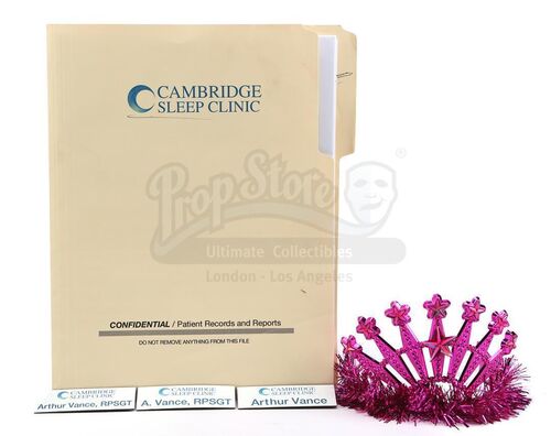 Lot # 54: THE HAUNTING OF HILL HOUSE - Nell's Crain's Cambridge Sleep Clinic Files, Arthur's Name Tags, and Engagement Tiara