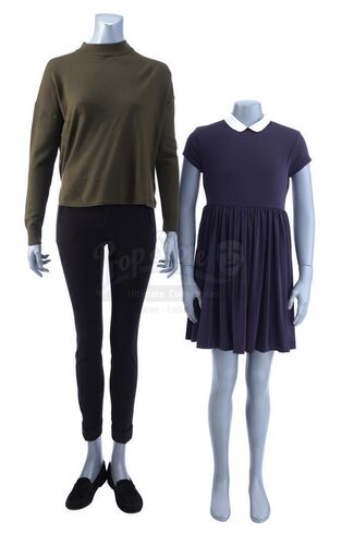 Lot # 74: THE HAUNTING OF HILL HOUSE - Shirley Harris Finds Her Husband's Checkbook Costume and Young Shirley's Funeral Costume