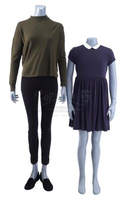 Lot # 74: THE HAUNTING OF HILL HOUSE - Shirley Harris Finds Her Husband's Checkbook Costume and Young Shirley's Funeral Costume