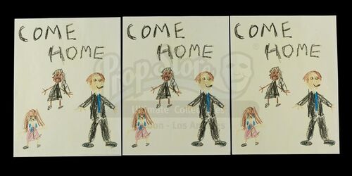 Lot # 93: THE HAUNTING OF BLY MANOR - Flora's "Come Home" Drawings for Miles