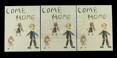 Lot # 93: THE HAUNTING OF BLY MANOR - Flora's "Come Home" Drawings for Miles