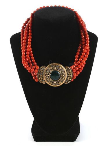 Lot # 103: THE HAUNTING OF BLY MANOR - Coral Necklace