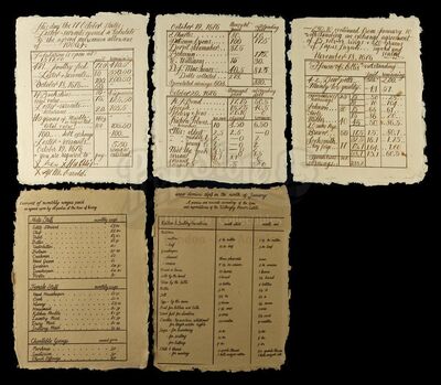 Lot # 107: THE HAUNTING OF BLY MANOR - Arthur's Financials Paperwork