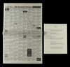 Lot # 113: THE HAUNTING OF BLY MANOR - Dani's Resume with Clean Newspaper - 2