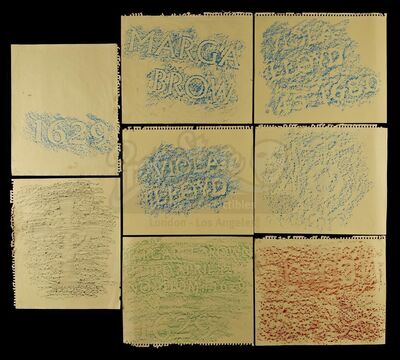 Lot # 140: THE HAUNTING OF BLY MANOR - Grave And Stone Rubbings