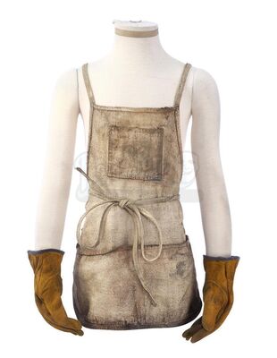 Lot # 143: THE HAUNTING OF BLY MANOR - Jamie's Apron and Pair of Gloves