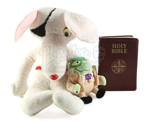 Lot # 155: THE HAUNTING OF BLY MANOR - Miles' Danger Mouse Toys and Holy Bible
