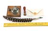 Lot # 167: THE HAUNTING OF BLY MANOR - Quill Pen and Holder with Envelope and Stamper - 6