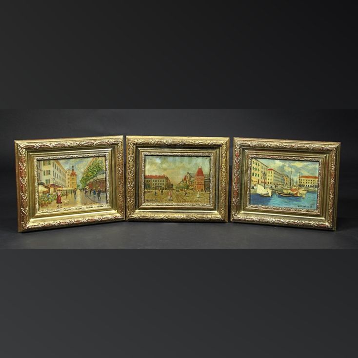 Set of Framed Paintings