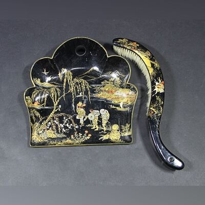 Lady Jayne Wetherby (Victoria Smurfit) Dressing Table Tray & Brush