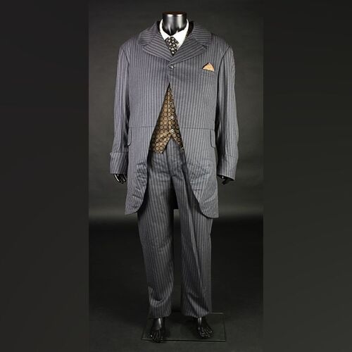 R.M. Renfield (Nonso Anozie) Grey Stripe Suit