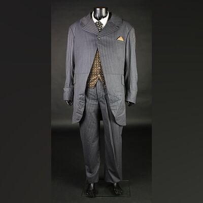 R.M. Renfield (Nonso Anozie) Grey Stripe Suit