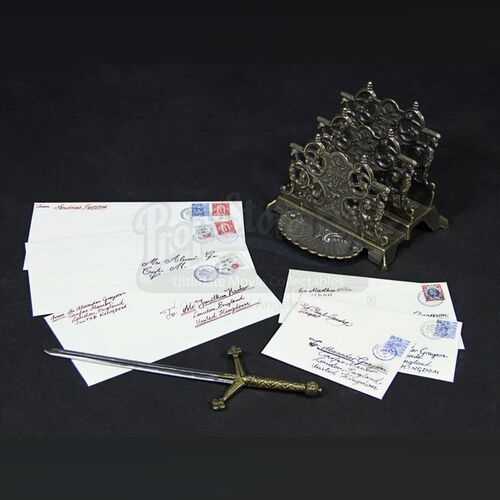 Alexander Grayson (Jonathan Rhys Meyers) Mail, Letter Rack & Letter Opener
