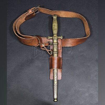 Sheathed Dagger with Belt