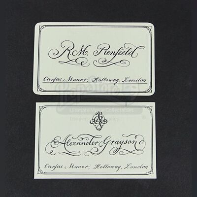 Alexander Grayson (Jonathan Rhys Meyers) & R.M. Renfield (Nonso Anozie) Business Card Set