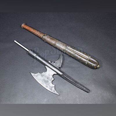 Studded Club & Halberd Head Set