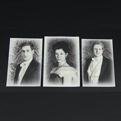 Set of Three Main Character Photographs