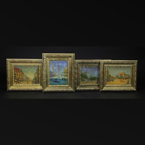 Set of Framed Paintings