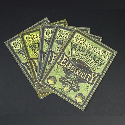Grayson's Wireless Geomagnetic Electricity Fliers Set