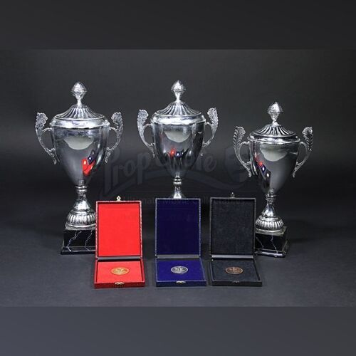 Fencing Tournament Trophies & Medals Set