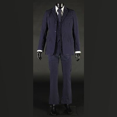 Alexander Grayson (Jonathan Rhys Meyers) Navy Pinstripe Costume