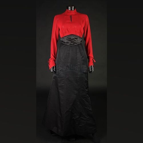 Lady Jayne Wetherby (Victoria Smurfit) Red Blouse & Black Skirt Costume
