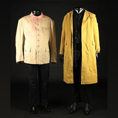 Alexander Grayson (Jonathan Rhys Meyers) Western Railway Costume & R.M. Renfield (Nonso Anozie) Bell Boy Costume