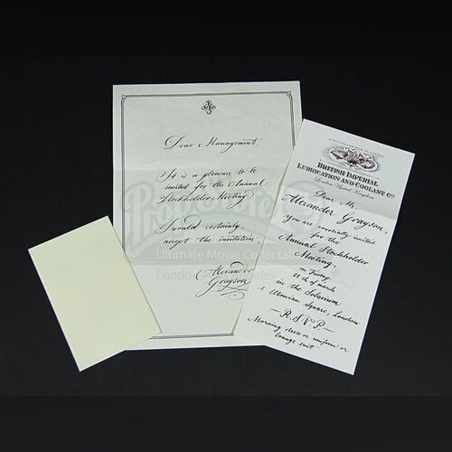 Alexander Grayson (Jonathan Rhys Meyers) Annual Meeting Invite & RSVP