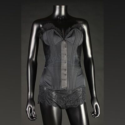 Mina Murray (Jessica De Gouw) Black Corset Costume