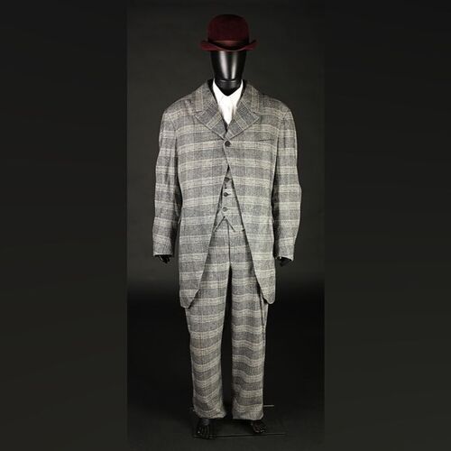R.M. Renfield (Nonso Anozie) Grey Checked Suit