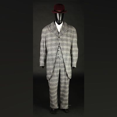 R.M. Renfield (Nonso Anozie) Grey Checked Suit