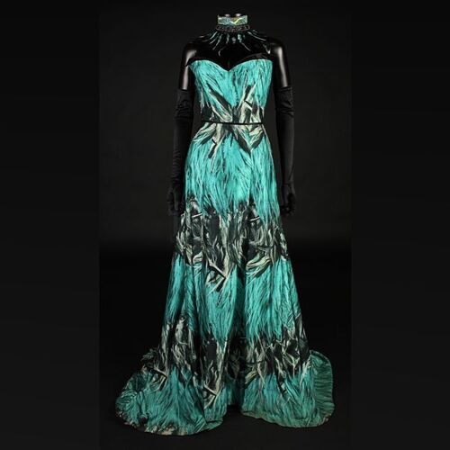 Lady Jayne Wetherby (Victoria Smurfit) Turquoise Ballroom Gown