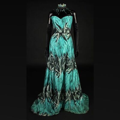 Lady Jayne Wetherby (Victoria Smurfit) Turquoise Ballroom Gown