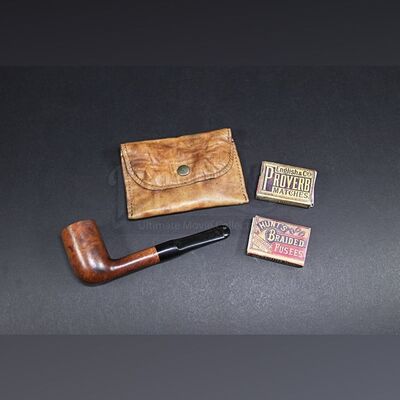 Van Helsing (Thomas Kretschmann) Pipe, Matches & Tobacco Pouch Set