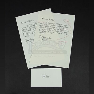 Daniel Davenport (Lewis Rainer) Draft Suicide Letters & Envelope