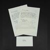 Daniel Davenport (Lewis Rainer) Draft Suicide Letters & Envelope