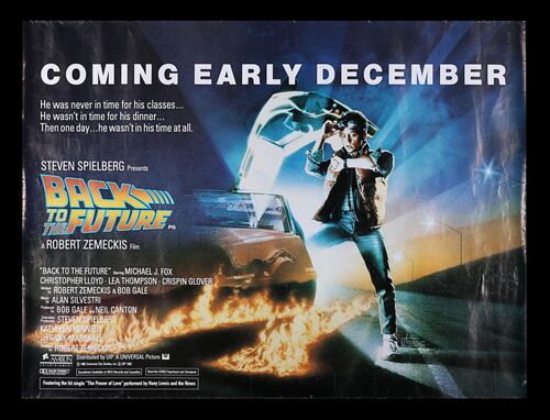 Lot #3 - BACK TO THE FUTURE (1985) - UK Quad, 1985