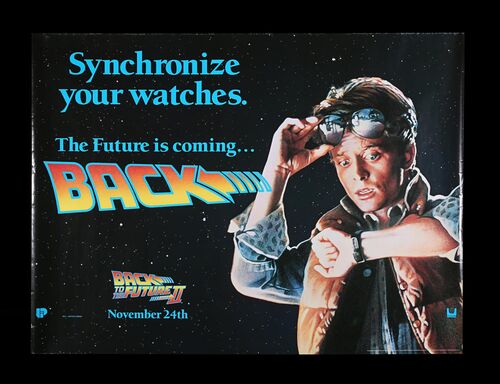 Lot #4 - BACK TO THE FUTURE: PART II (1989) - UK Quad, 1989