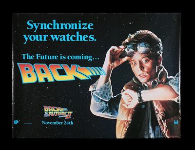 Lot #4 - BACK TO THE FUTURE: PART II (1989) - UK Quad, 1989