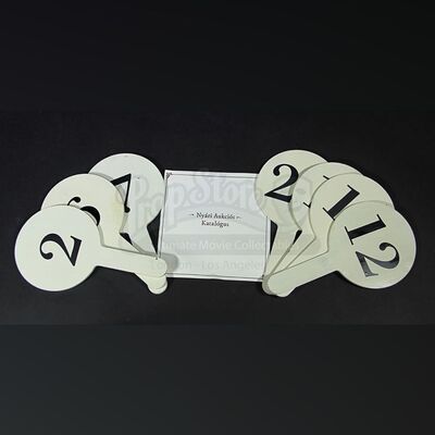 Auction Paddle & Catalogue Set