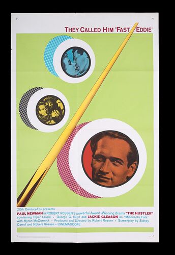 Lot #113 - THE HUSTLER (1961) - US One-Sheet, 1964