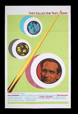 Lot #113 - THE HUSTLER (1961) - US One-Sheet, 1964